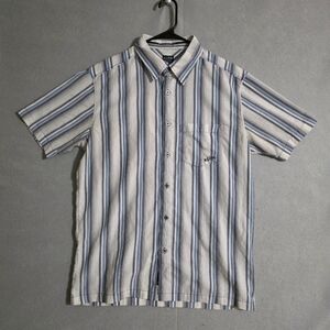 Kuhl Mens Seersucker Button Up Short Sleeve Shirt Size Medium